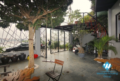 Riverside two bedroom house for rent in Ngoc Thuy Long Bien